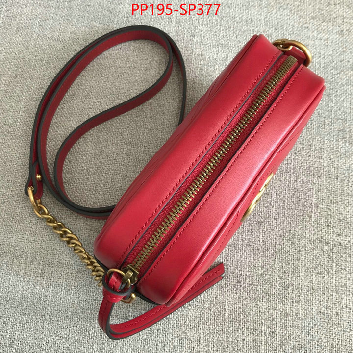 Gucci Bags(TOP)-Marmont,ID: BP377,$: 195USD