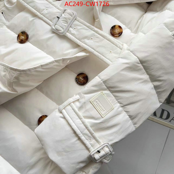 Down jacket Women-Burberry,mirror copy luxury , ID: CW1726,$: 249USD