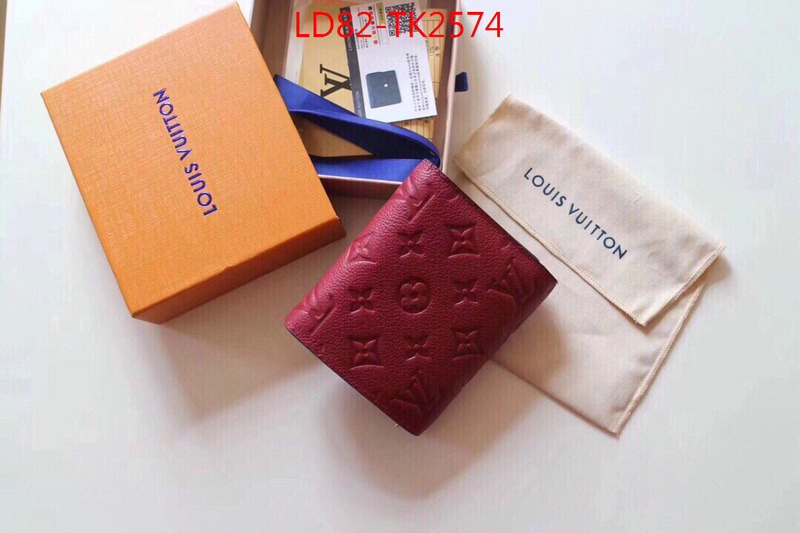 LV Bags(TOP)-Wallet,ID: TK2574,$:82USD