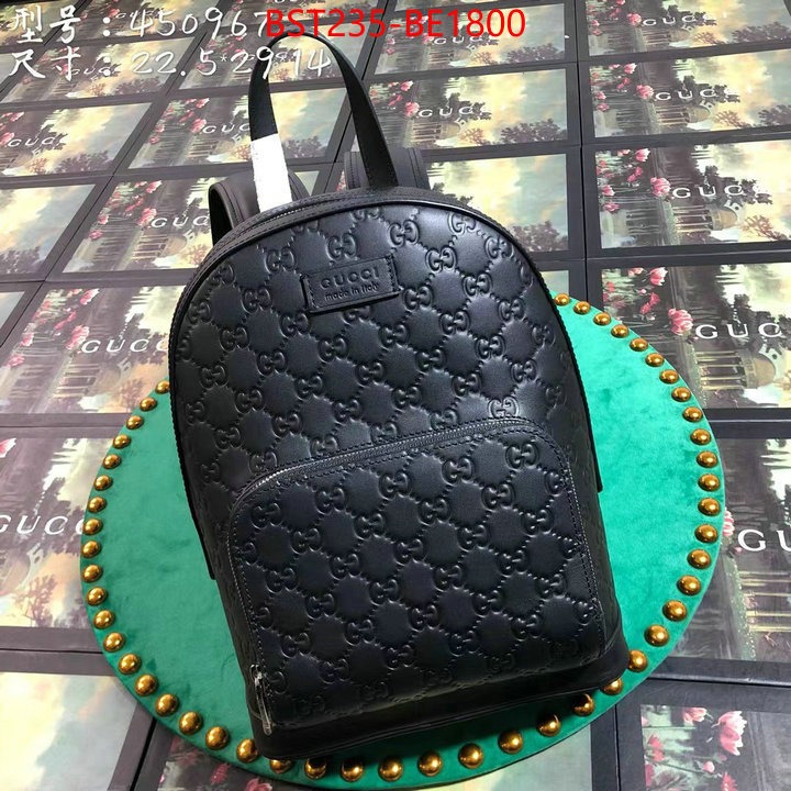 Gucci Bags(TOP)-Backpack-,best fake ,ID: BE1800,$: 235USD