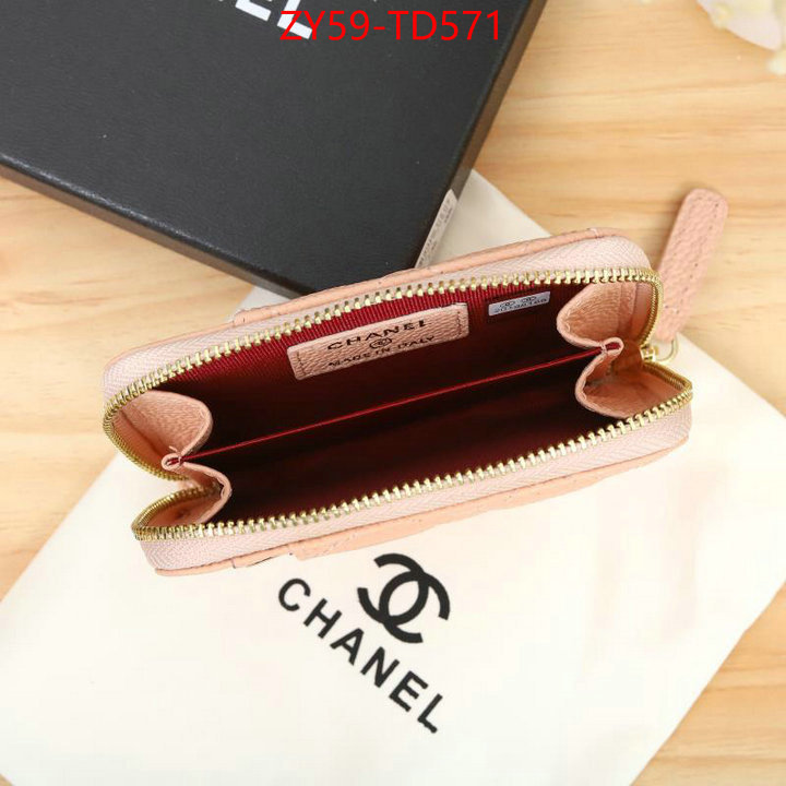 Chanel Bags(4A)-Wallet-,ID: TD571,$: 59USD