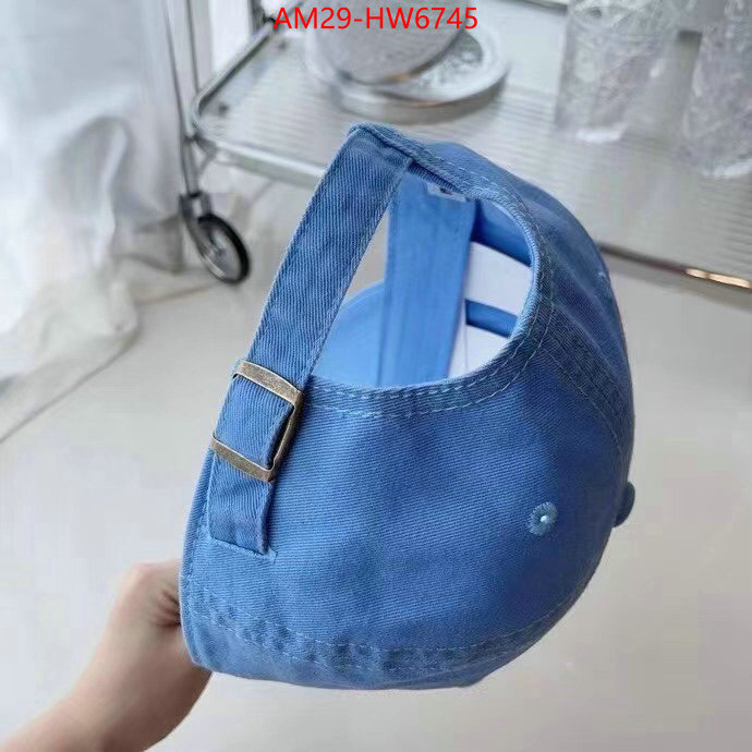 Cap (Hat)-Balenciaga,the most popular , ID: HW6745,$: 29USD