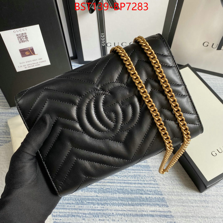 Gucci Bags(TOP)-Marmont,good quality replica ,ID: BP7283,$: 139USD