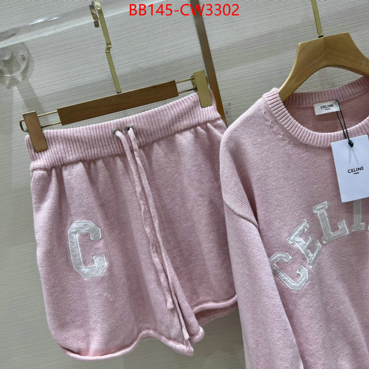 Clothing-Celine,shop designer , ID: CW3302,$: 145USD