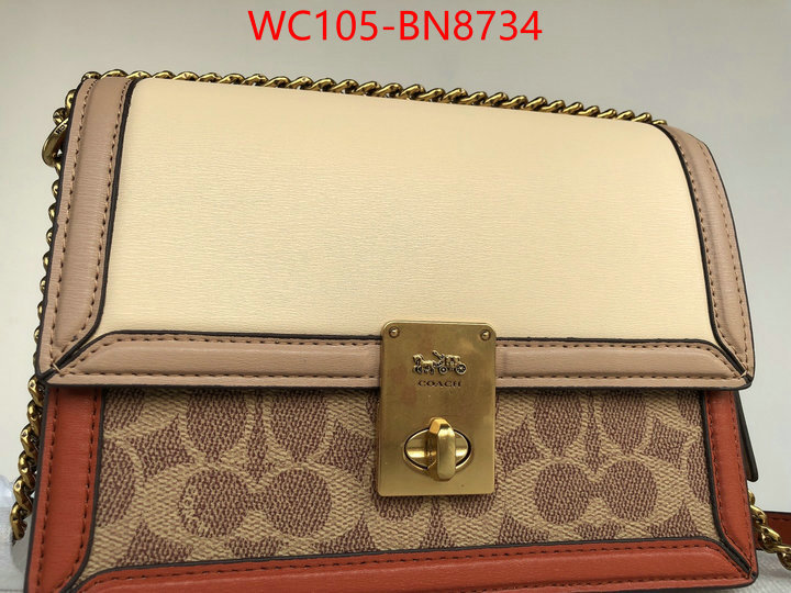 Coach Bags(4A)-Diagonal,replica aaaaa+ designer ,ID: BN8734,$: 105USD