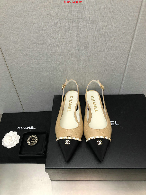 Women Shoes-Chanel,cheap replica designer , ID: SE4849,$: 109USD