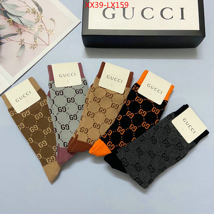 Sock-Gucci,fake , ID: LX159,$: 39USD