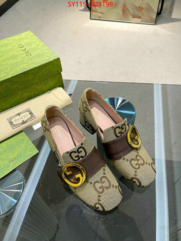 Women Shoes-Gucci,shop cheap high quality 1:1 replica , ID: SO4199,$: 115USD