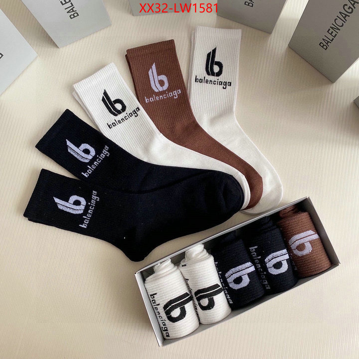 Sock-Balenciaga,designer wholesale replica , ID: LW1581,$: 32USD