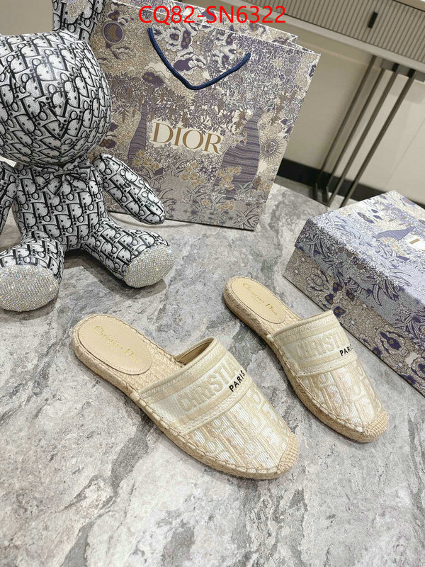 Women Shoes-Dior,the highest quality fake , ID: SN6322,$: 82USD