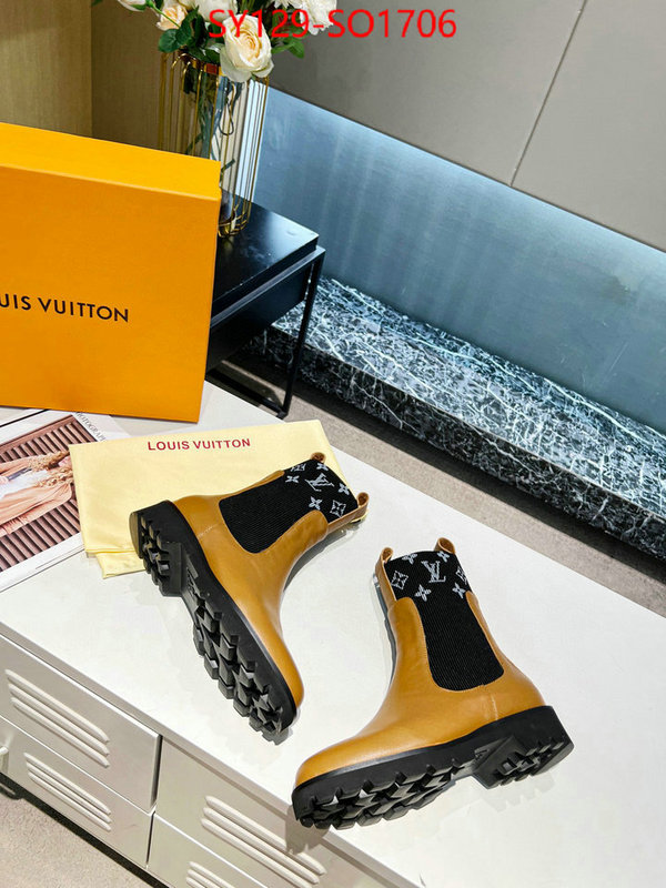 Women Shoes-LV,buy top high quality replica , ID: SO1706,$: 129USD