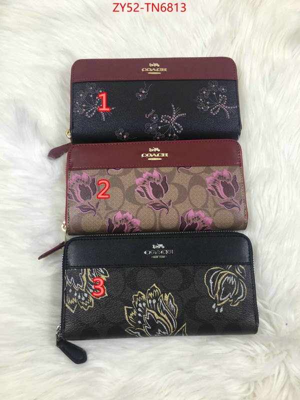 Coach Bags(4A)-Wallet,buy 1:1 ,ID: TN6813,$: 52USD