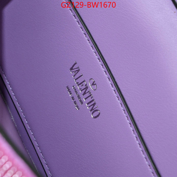 Valentino Bags(4A)-LOC-V Logo ,what is a 1:1 replica ,ID: BW1670,$: 129USD