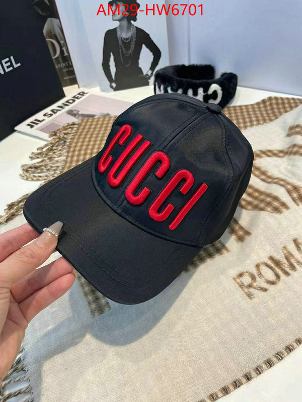 Cap (Hat)-Gucci,top 1:1 replica , ID: HW6701,$: 29USD