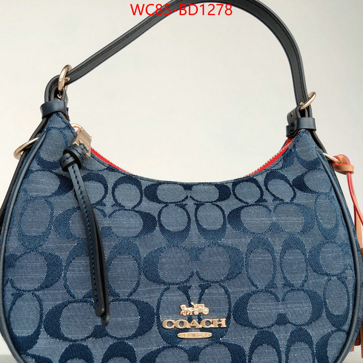 Coach Bags(4A)-Handbag-,the top ultimate knockoff ,ID: BD1278,$: 85USD