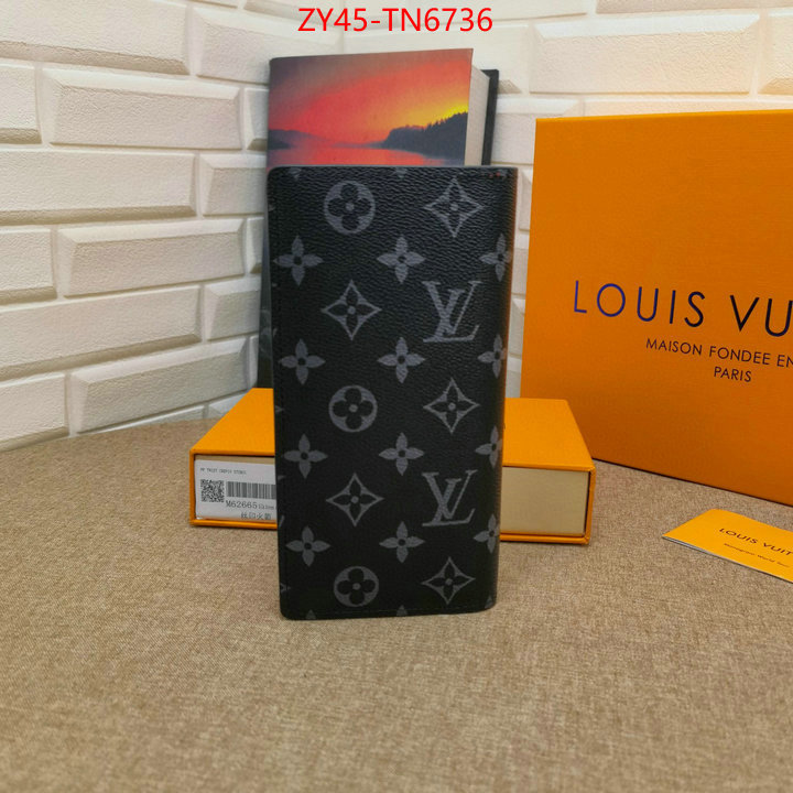 LV Bags(4A)-Wallet,ID: TN6736,$: 45USD