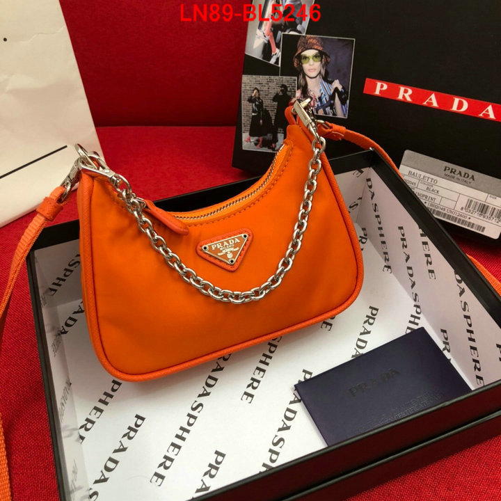 Prada Bags(4A)-Re-Edition 2000,buy first copy replica ,ID: BL5246,$: 89USD