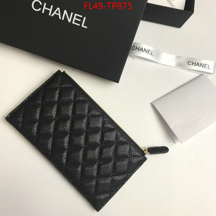 Chanel Bags(4A)-Wallet-,ID: TP875,$: 49USD