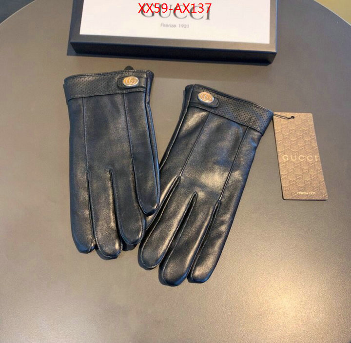 Gloves-Gucci,replica wholesale , ID: AX137,$: 59USD