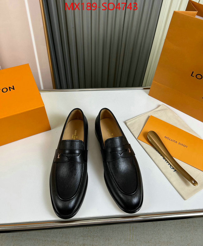 Men Shoes-LV,the top ultimate knockoff , ID: SO4743,$: 189USD