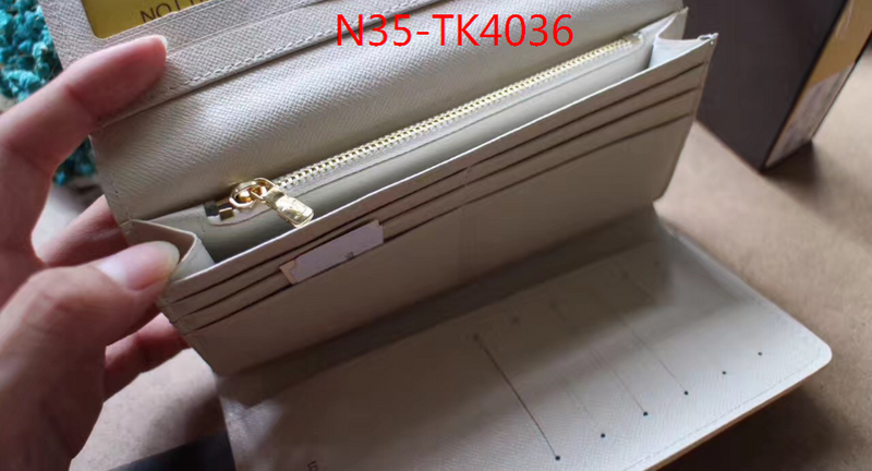 LV Bags(4A)-Wallet,ID: TK4036,$: 35USD