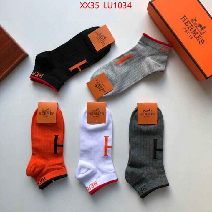 Sock-Hermes,high quality 1:1 replica , ID: TU1034,$: 35USD