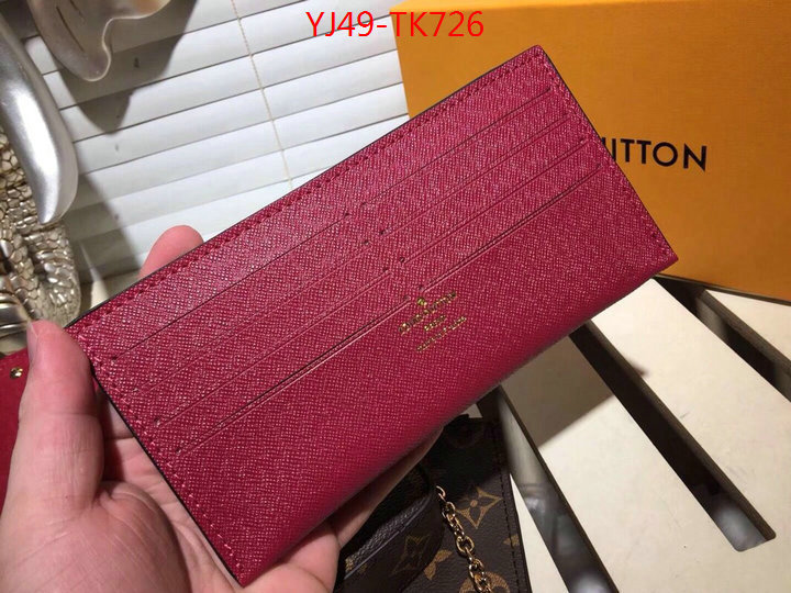 LV Bags(4A)-Wallet,ID: TK726,$:49USD