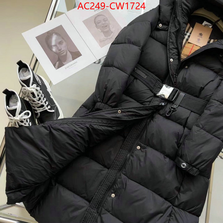 Down jacket Women-Burberry,the best quality replica , ID: CW1724,$: 249USD