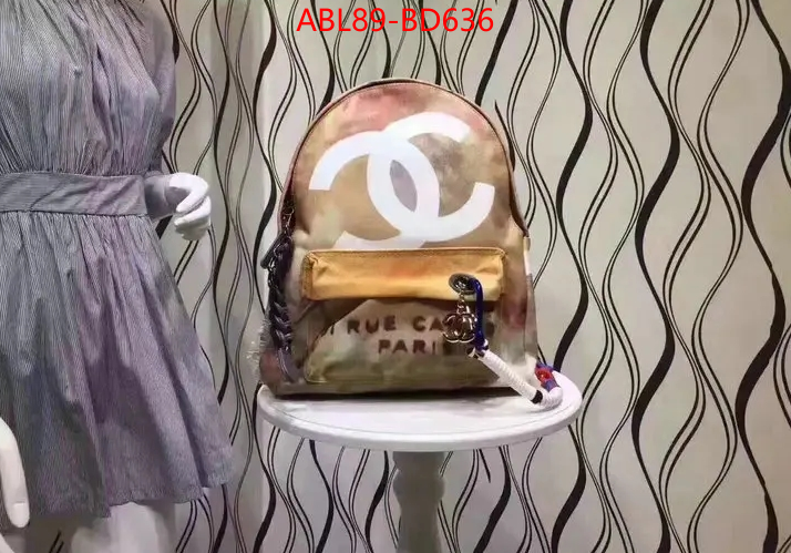 Chanel Bags(4A)-Backpack-,ID: BD636,$: 89USD