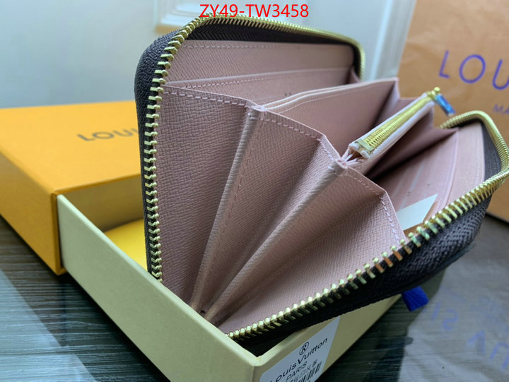 LV Bags(4A)-Wallet,wholesale 2023 replica ,ID: TW3458,$: 49USD