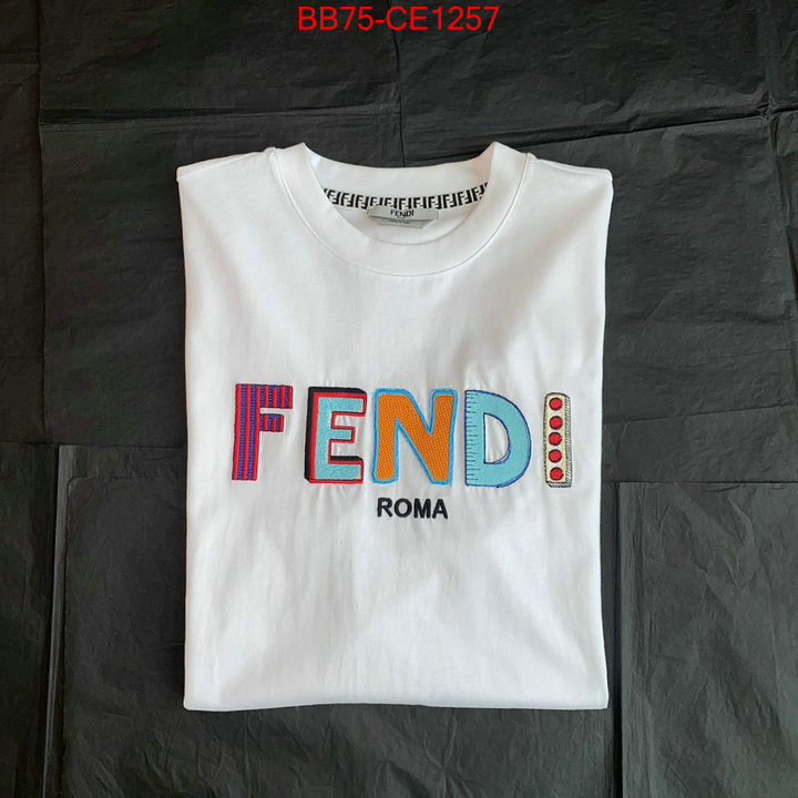 Clothing-Fendi,what is a 1:1 replica , ID: CE1257,$: 75USD