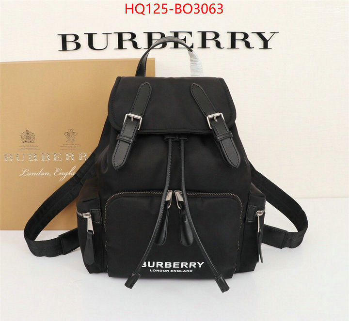 Burberry Bags(4A)-Backpack,aaaaa replica ,ID: BO3063,$: 125USD