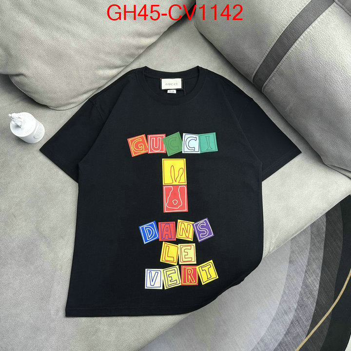 Clothing-Gucci,best replica 1:1 , ID: CV1142,$: 45USD