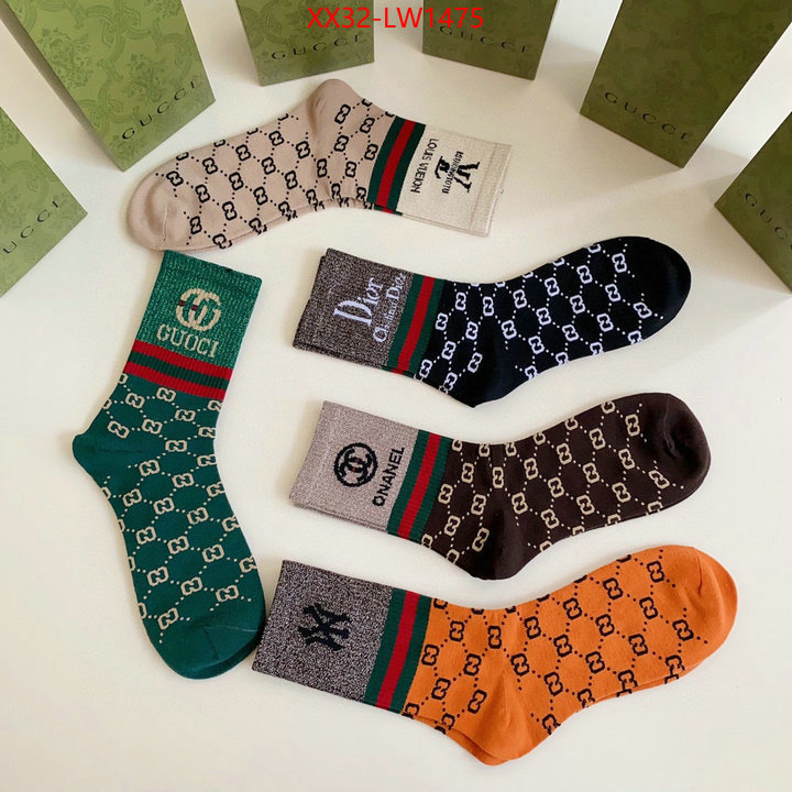 Sock-Gucci,the best affordable , ID: LW1475,$: 32USD