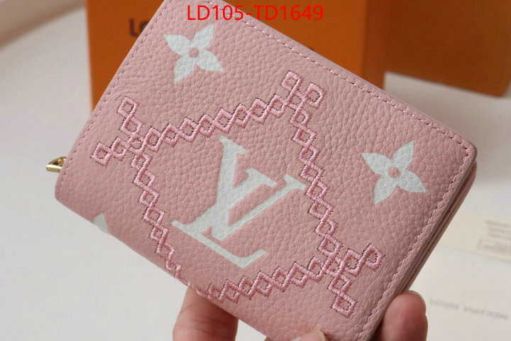 LV Bags(TOP)-Wallet,ID: TD1649,$: 105USD