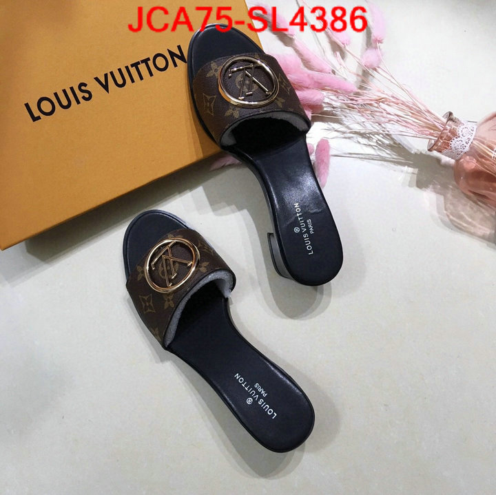 Women Shoes-LV,aaaaa+ replica designer , ID: SL4386,$: 75USD