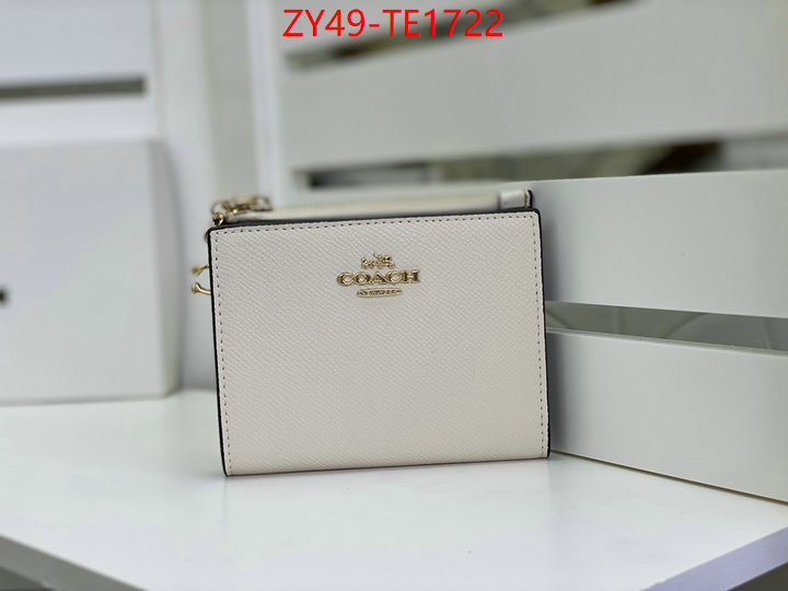 Coach Bags(4A)-Wallet,how to find replica shop ,ID: TE1722,$: 49USD