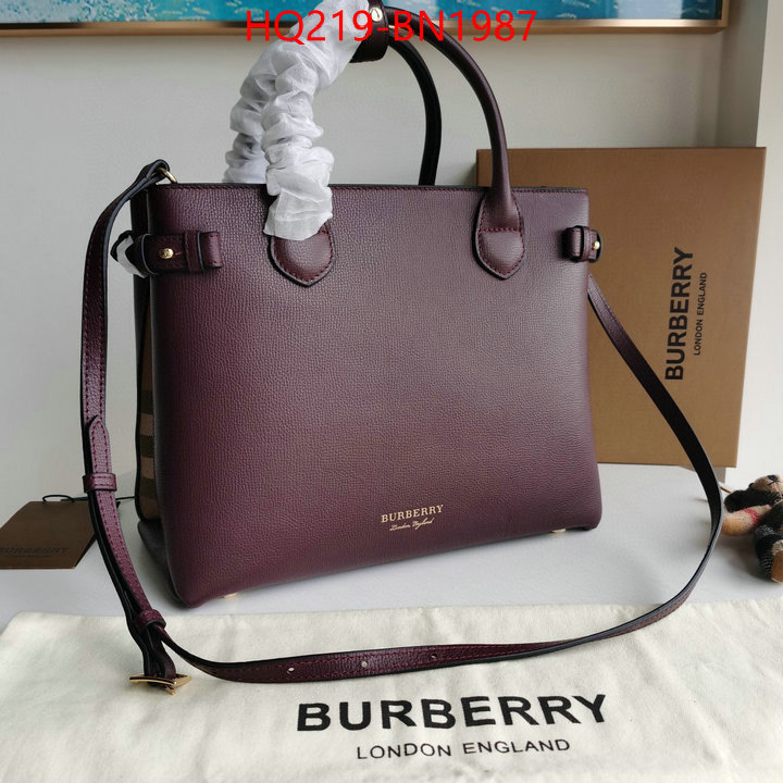 Burberry Bags(TOP)-Handbag-,only sell high-quality ,ID: BN1987,$: 219USD