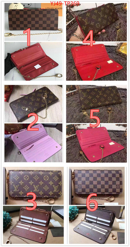 LV Bags(4A)-Wallet,ID: TP369,$: 49USD