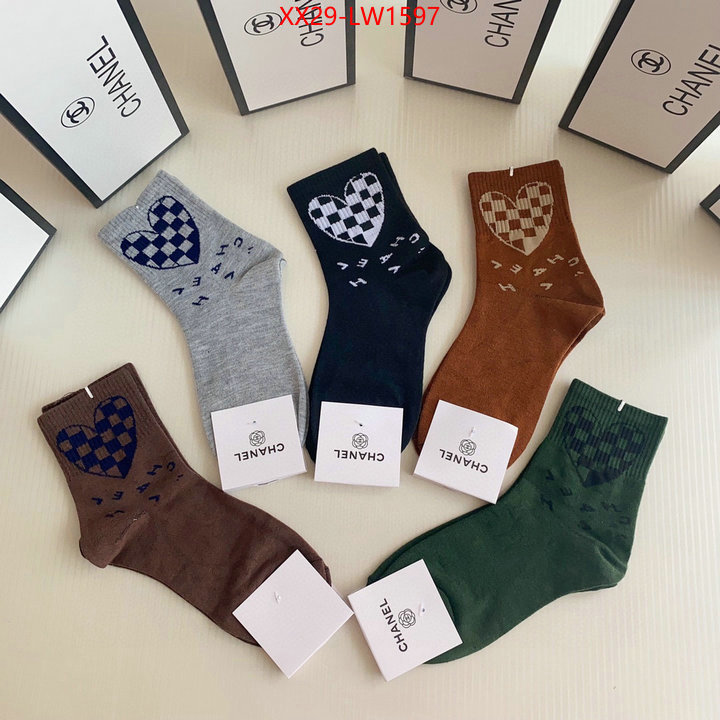 Sock-Chanel,where to find best , ID: LW1597,$: 29USD