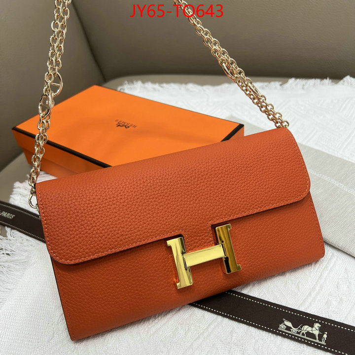 Hermes Bags(4A)-Wallet-,cheap wholesale ,ID: TO643,$: 65USD