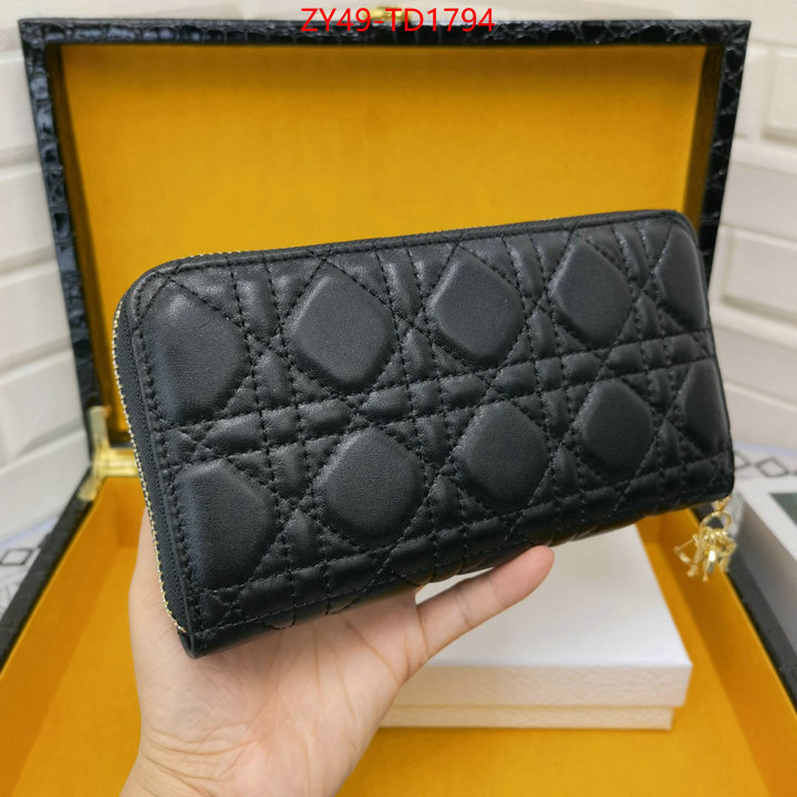 Dior Bags(4A)-Wallet-,ID: TD1794,$: 49USD