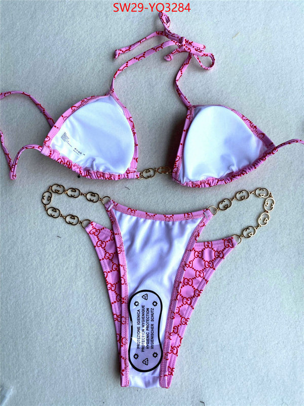 Swimsuit-GUCCI,aaaaa+ replica designer , ID: YO3284,$: 29USD