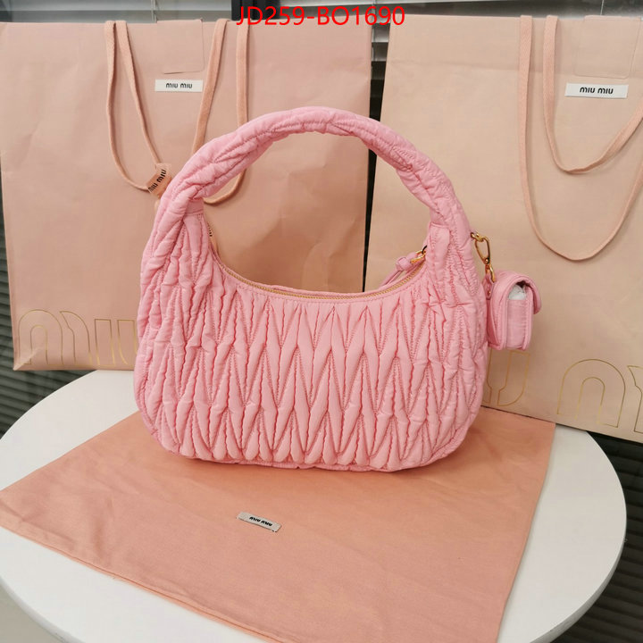 Miu Miu Bags(TOP)-Handbag-,sellers online ,ID: BO1690,$: 259USD