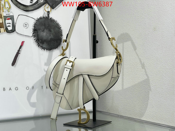Dior Bags(4A)-Saddle-,ID: BW6387,$: 105USD