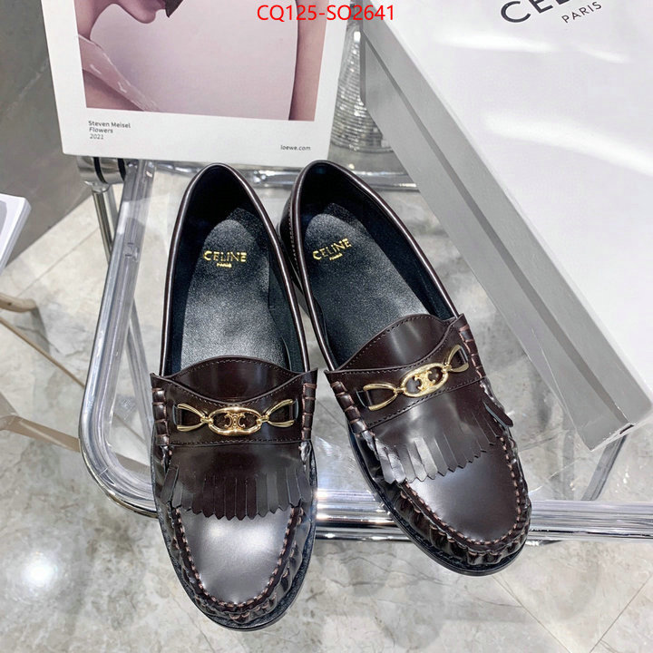 Women Shoes-CELINE,buy high-quality fake , ID: SO2641,$: 125USD