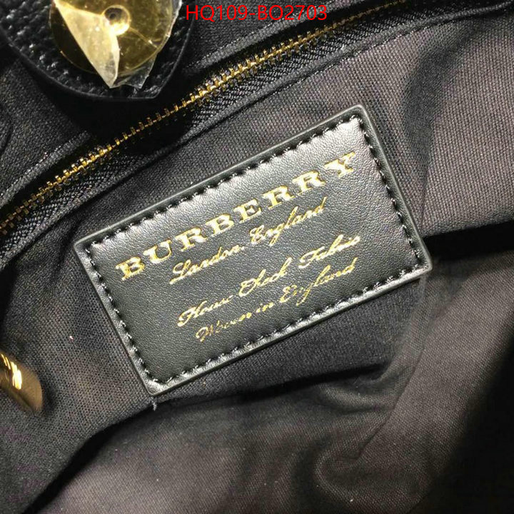 Burberry Bags(4A)-Handbag,replica shop ,ID: BO2703,$: 109USD