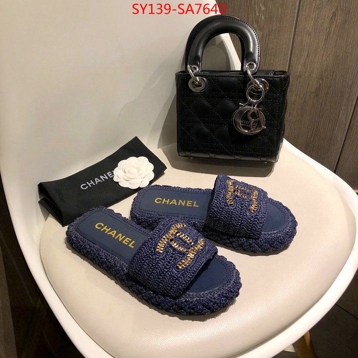 Women Shoes-Chanel,buy replica , ID: SA7640,$: 139USD