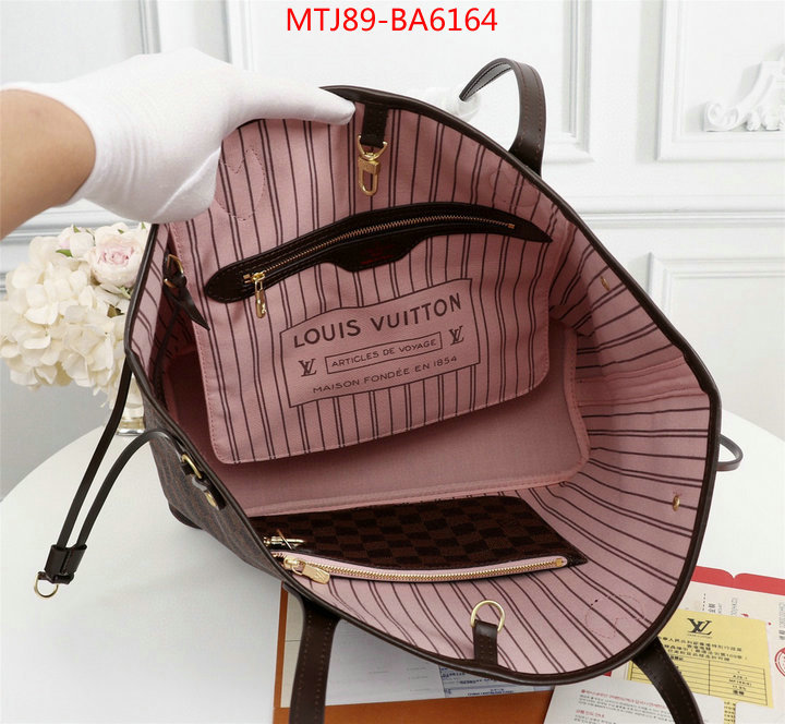 LV Bags(4A)-Neverfull-,cheap replica designer ,ID: BA6164,$: 89USD