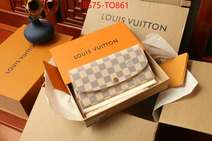 LV Bags(TOP)-Wallet,ID: TO861,$: 75USD